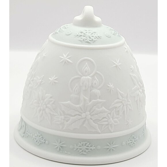 Lladro 1992 Porcelain Christmas Bell Ornament In Original Box No hangtag - Picture 2 of 12